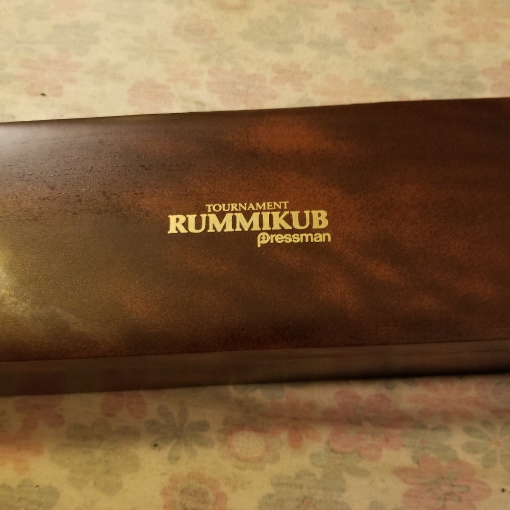 RUMMIKUB pressman game vintage 1982